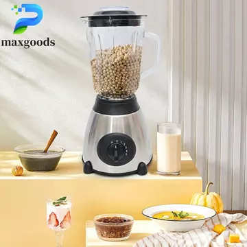Máy ép trái cây máy xay sinh tố MAXGOODS, Máy xay sinh tố nước ép dung tích lớn 1,5 L, Vỏ thép không gỉ thực tế EU / US / UK Plug Máy xay sinh tố treo tường đa chức năng Ice Crush