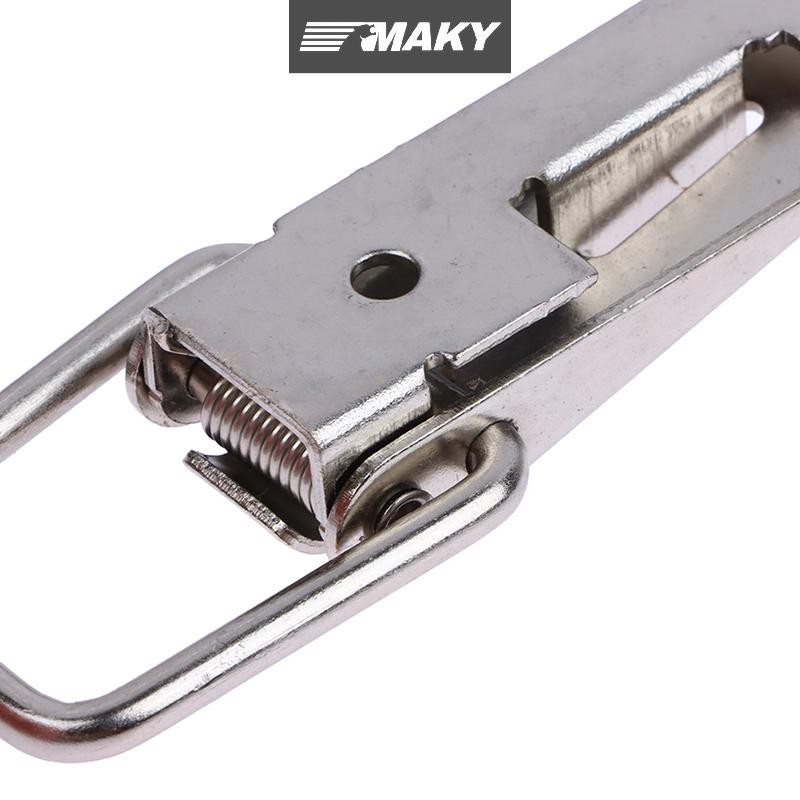 Newwellknownepic 90 Độ Khóa Miệng Vịt Móc Khóa Thép Không Gỉ Lò Xo Rút Bật Tắt Chốt VN