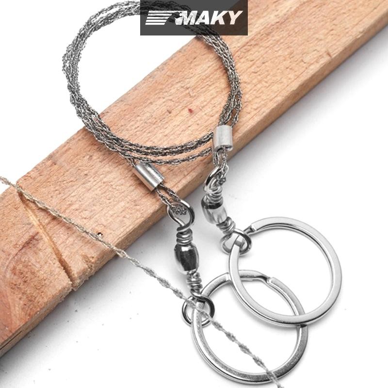 Newwellknownepic Máy cưa dây nhẹ Máy cưa sống sót khẩn cấp có tay cầm xoay Cắm trại Đi bộ đường dài Thiết bị treo VN