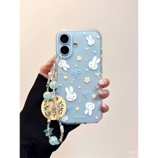 Ốp Điện Thoại Thích Hợp Cho iPhone 7 8 X XS XR XSMAX 11 12 13 14 15 16 17 Pro max Plus Air Soft Dễ Thương Miffy Rabbit Chống Sốc Vỏ Bảo Vệ Bao Gồm Tất Cả PQTI