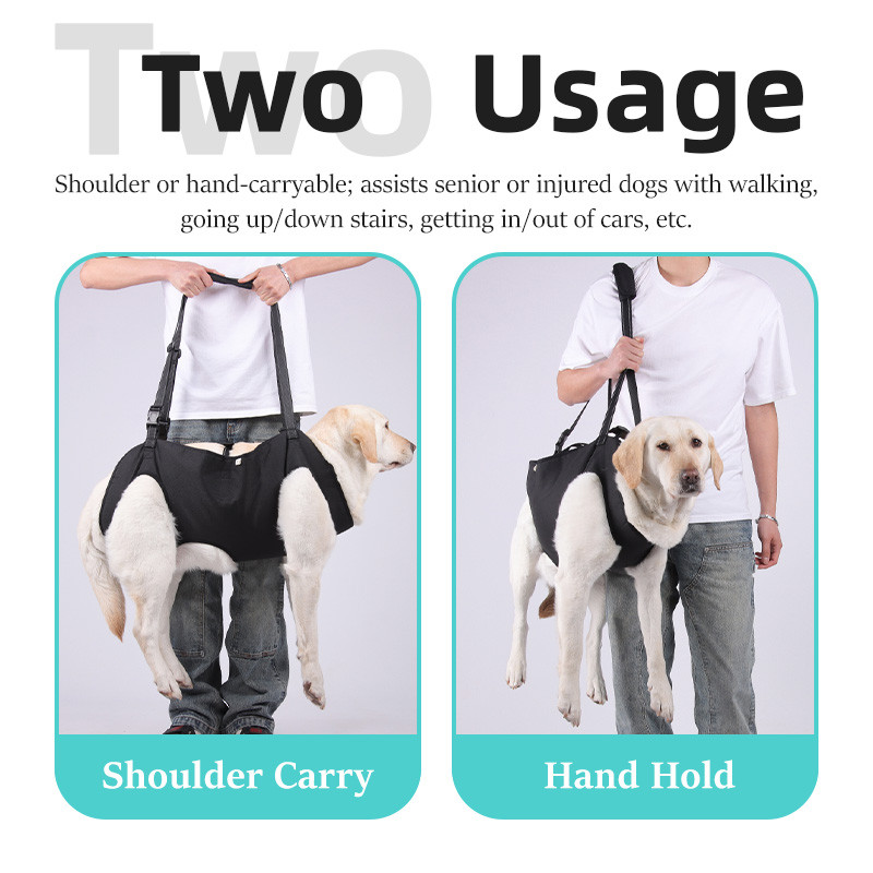 HamshMoc Dog Hỗ trợ toàn thân Dây nịt sử dụng hai chiều Hỗ trợ chân cho thú cưng cao cấp Hỗ trợ di động
