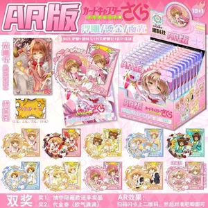 Bộ huy hiệu hộp mù Cardcaptor Sakura | Chân kim loại ba chiều 75mm có thẻ nhân vật | Quà tặng Anime sưu tập dành cho người hâm mộ