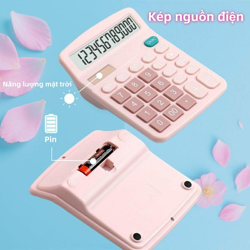 Máy Tính Bỏ Túi Cầm Tay DX-837B Sử Dụng Năng Lượng Mặt Trời T2PVN28066Năng lượng kép