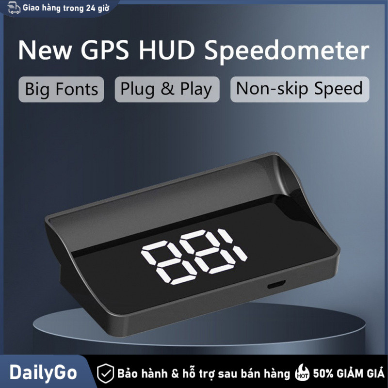 Hiển thị HUD GPS ô tô - Giám sát tốc độ kỹ thuật số, tập trung lái xe an toàn