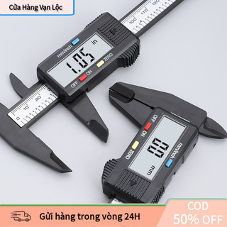 [vạn] Thước kẹp điện tử đo kỹ thuật 150mm, hiển thị LCD, chính xác cao, thước đo vernier hiện đại