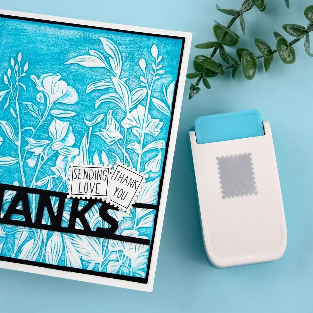 MONOSTYLE Stamp Border Punch, Máy dập nổi tem tiết kiệm nhân công thủ công, Embosser Tem di động tinh tế Máy đục lỗ để thủ công giấy Scrapbooking