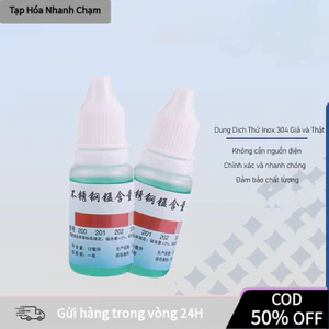 【COD】Bộ dung dịch kiểm tra inox không gỉ 304 cho phép so sánh trực quan với các loại inox thường khác trên thị trường