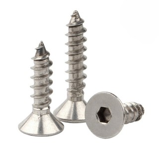 vít gỗ tự khoan đầu bằng lục giác chìm inox 304 vít đầu chìm bằng gỗ M2 / M2.5 / M3 / M4 / M5 / M6 【 JYD-ZZ-Z】