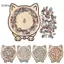 GCDHome 135 Mảnh Morandi Màu Mèo Ghép Hình Bằng Gỗ Hình Mèo Không Đều Hình Mèo Miếng Động Vật Để Trang Trí Nhà & Trò Chơi Tiệc Quà Tặng HOT