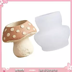 YOI Có Thể Tái Sử Dụng Khuôn Hình Nấm Silicon Cho DIY Nhựa Đúc Trang Trí Người Trồng Cây Dự Án Sáng Tạo