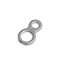 PYCOU 10 Chiếc Vòng Kết Nối Câu Cá, Liên Kết Lỗ Đôi Bằng Thép Không Gỉ 8 Hình Dạng, Nhỏ Gọn Cường Độ Cao Chống Mài Mòn Đánh Bóng Vòng Xoay Trolling