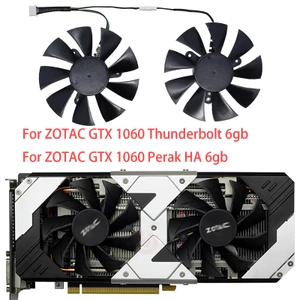 I-GPU Cooler, Quạt Card Video, 2 Cái / bộ, GFY09010E12SPA, Dành Cho Zotac GTX 1060 Thunderbolt 6gb, Dành Cho ZOTAC GTX1060 Perak HA 6gb- *