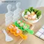 COD 2 Cái / bộ Bé Cơm Bóng Khuôn Bình Lắc Trang Trí Thực Phẩm Trẻ Em Bữa Trưa DIY Máy Làm Sushi Khuôn Dụng Cụ Nhà Bếp Phụ Kiện Bento MỚI