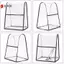 Vỏ chống bụi trộn 43 * 30 * 30cm Vỏ bụi gia dụng Thiên Sạch chống nước Thích hợp cho túi đựng đồ nhà bếp VN