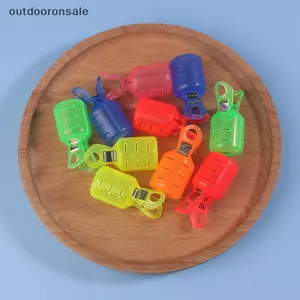 10 Chiếc Mực Jig Móc Bảo Vệ Có Mũ Nhựa An Toàn Cho Mồi Câu Cá Tôm FSI