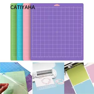 Thảm cắt CATIYAHA, Tấm cắt chống trượt Cameo Silhouette, Thẻ dày bền bỉ PVC Tấm lót máy viết chữ chắc chắn cho hàng thủ công may