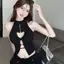 Khung Ảnh Mùa Hè Nữ Rỗng Thiết Kế Camisole Top Gợi Cảm Khe Vỏ Bên Trong Mặc Ngoài VN