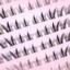Dây mỏng Cụm lông mi dán sẵn C Curl Lông mi giả có thể tái sử dụng để mua sắm Hẹn hò Sử dụng hàng ngày