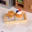 HFTOY 1 / 2 Bộ Nhà Búp Bê Thu Nhỏ Sumilation Bánh Trà Sữa Mini Có Đĩa Cho Bé Giả Vờ Chơi Đồ Chơi ~