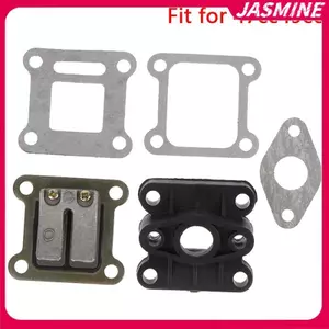JASMINE Phụ tùng xe máy 2 bộ chế hòa khí Giao diện ổ cắm Gasket Manifold cho 47cc 49cc JASMINE