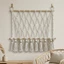 Kệ treo tường Macrame Khu vực nhỏ Kệ lưu trữ Macrame Sắp xếp Tiết kiệm không gian Nhẹ cho trẻ em, mẫu giáo