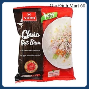 Cháo Thịt Bằm Vifon 50g Thùng 50 Gói - Cháo Ăn Liền Chính Hãng, Date Mới