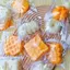 ROLY Bóp Đồ chơi Squishy, Thực phẩm mô phỏng Đồ chơi thần tài giác quan hình khối dừa, Bàn chân mèo tăng chậm Đồ chơi giải nén chiên sâu Giảm lo âu