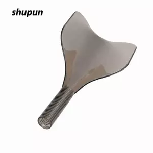 Tấm chắn mặt cắt tóc SHUPUN, Mặt xịt tóc nhẹ thực tế, để sử dụng tại nhà Vỏ cắt tóc trong suốt màu xám bền bỉ để tạo kiểu tóc Salon