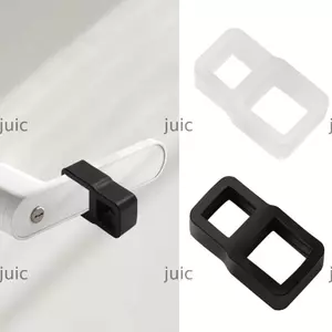 JUIC 2 Miếng Lót Tai Nạn Tay Nắm Cửa, Tấm Bảo Vệ Tường Phụ Kiện Nội Thất Miếng Lót Chống Va Chạm, Cửa Chặn Cửa Silicon Chống Hư Hại