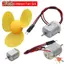 NOTE1 1 Bộ Động Cơ Truyền Động Bốn Bánh, Với Bộ Động Cơ Nhỏ 4WD 130 Có Dây, Tốc Độ Cánh Quạt Bền 18.000RPM Mini Micro DC 72MM Cánh Quạt