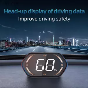 Ziyulinyuk USB Xe HUD Đầu Màn Hình Hiển Thị Đồng Hồ Tốc Độ Kỹ Thuật Số GPS Đồng Hồ Đo Tốc Độ KMH MPH Dispaly Cho Tru Xe Máy Phụ Kiện Phụ Kiện Tự Động VN
