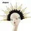 Băng đô vòng hoa hồng SHUPUN, Băng đô vương miện hoa Gothic Gothic DIY, Thời trang phong cách cổ điển Mũ đội đầu đám cưới Vương miện Băng đô cô dâu Spiked Trang phục Halloween
