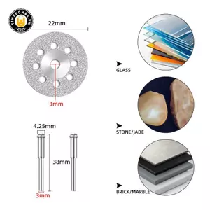 {TB & Bag} 10 / 31pc Đĩa cắt kim cương Chà nhám Bánh mài Máy cưa tròn de Chế biến gỗ Kim loại Máy khoan Mini Phụ kiện dụng cụ quay.