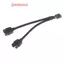 1Pcputer Bo Mạch Chủ Cáp Nối Dài USB 9 Pin 1 Nữ Đến 2 Nam Y Splitter Âm Thanh HD Cáp Nối Dài Cho PC DIY 15cm
