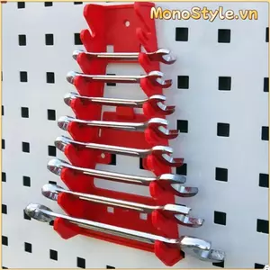 Giá đỡ cờ lê MONOSTYLE, Giá treo cờ lê treo tường, Dụng cụ lưu trữ khay bền bằng nhựa chuyên nghiệp chất lượng cao tại nhà