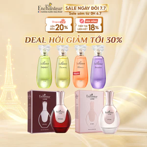 Nước hoa cao cấp Enchanteur EDT/EDP 50ml lưu hương dài lâu,đạt chứng nhận Safe Perfume và Cruelty Free