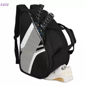 Túi Pickleball SAIA, Ba lô Vợt Pickleball dung tích lớn nhẹ, có ngăn giày Túi đựng mái chèo chống nước Phụ kiện bóng đá Pickleball