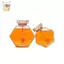 Chai Mật Ong Thủy Tinh Lục Giác Có Nồi Mật Ong Bằng Gỗ Thanh Khuấy Niêm Phong Lọ Mứt Trong Suốt Nhà Bếp Bảo Quản Nhà 100ML / 220ML / 380ML ELWW