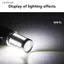 Ziyulinyuk 1PC PX15D BA20D LED Đèn Sương Mù Tự Động Xe Máy Đèn Pha 33 SMD Đèn Pha VN