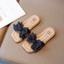 Cô Gái Nhỏ Đế Mềm Giày Sandal Mở Mũi Dép Mùa Hè 2025 Giữa Lớn Trẻ Em Mặc Bên Ngoài Một Chân Dép Thông Thường 8UX4