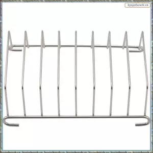 2 Chiếc Bánh Nướng Bánh Mì Giá Đỡ 8 Lỗ Dụng Cụ Lưới Làm Mát Giá Bánh Mì Hình Chữ Nhật Nồi Chiên Không Khí Phụ Kiện Người Tổ Chức