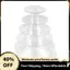 Tròn 6 Tầng Macaron Tháp Bánh Đứng Cupcake Macarons Hiển Thị Giá Đỡ Dụng Cụ Trang Trí Đám Cưới Lễ Phục Sinh Dự Tiệc Cung Cấp