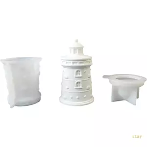 Khuôn đựng ngọn hải đăng silicon đa năng để trang trí và hương liệu