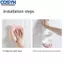 <cosyh>Robust ABS Self Draining Soap Dish with Easy Mounting and Strong Suction