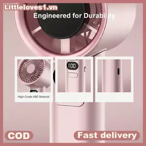 Littleloves1 Quạt Di Động Cầm Tay 100 Có Thể Điều Chỉnh Tốc Độ Gió Sạc USB Kích Thước Thơ Cho Văn Phòng Sinh Viên Outdoormute VN
