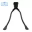 Hợp kim hai chân gắn trung tâm xe đạp xe đạp Kick Stand Đen chu kỳ 26 inch