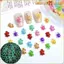 MONOSTYLE 100 Chiếc Động Vật Nhựa Mini, Phim Hoạt Hình DIY Dạ Quang Rùa, Phát Sáng Trong Tối Dopamine Màu Mini Rùa Móng Tay Quyến Rũ Trang Trí Sân Vườn Cổ Tích