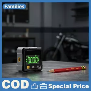 Hộp cấp độ Hút từ tính bốn mặt Đo chính xác Góc nghiêng Laser cho thợ DIYers và chuyên gia lắp đặt