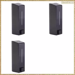 Hộp đựng xà phòng thủ công treo tường 3X, Hộp đựng xà phòng tay dạng lỏng cho phòng tắm, nhà vệ sinh, khách sạn, sử dụng thương mại