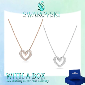 Đại lý mua cao cấp cho trang sức Swarovski làm bằng bạc nguyên chất Vòng cổ Swarovski Trang sức thiên nga Rỗng Vòng cổ nữ Quà tặng Thiên nga Nghe vòng cổ Trang sức thiên nga cổ pha